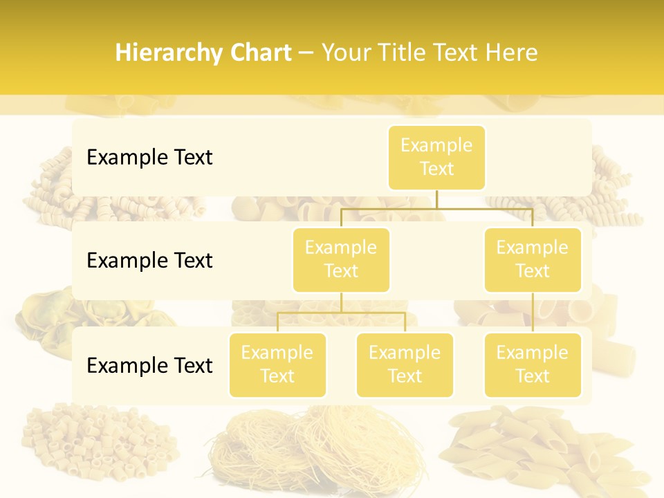A Bunch Of Different Types Of Pasta On A White Background PowerPoint Template