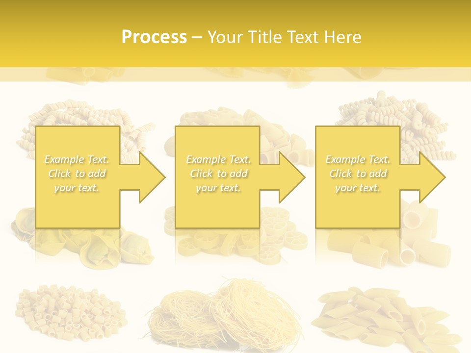 A Bunch Of Different Types Of Pasta On A White Background PowerPoint Template