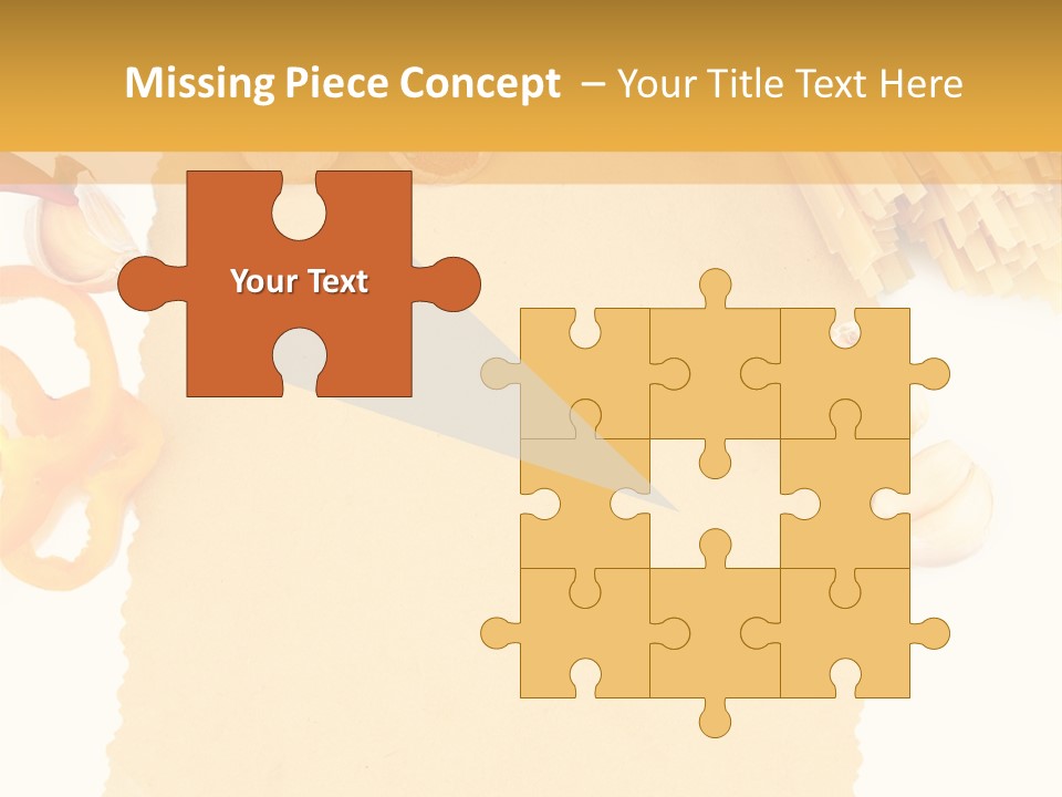 Tomato Yellow Ingredient PowerPoint Template