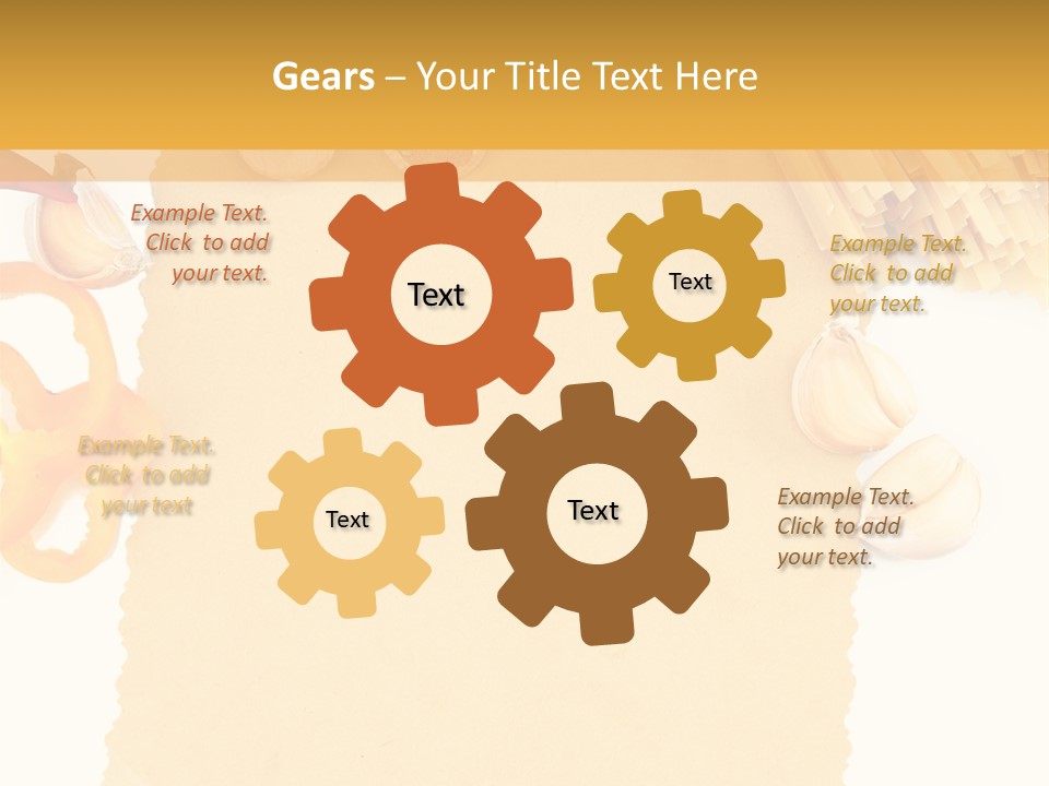 Tomato Yellow Ingredient PowerPoint Template