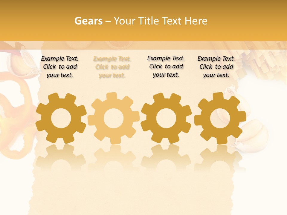 Tomato Yellow Ingredient PowerPoint Template