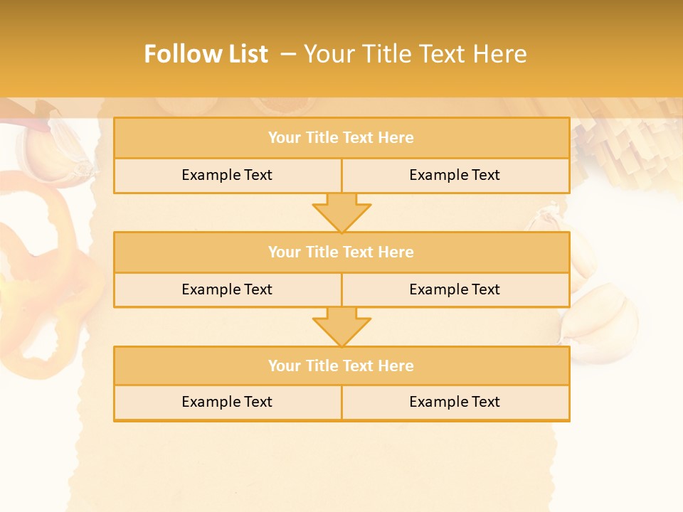 Tomato Yellow Ingredient PowerPoint Template