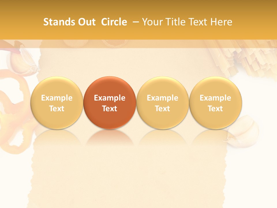 Tomato Yellow Ingredient PowerPoint Template