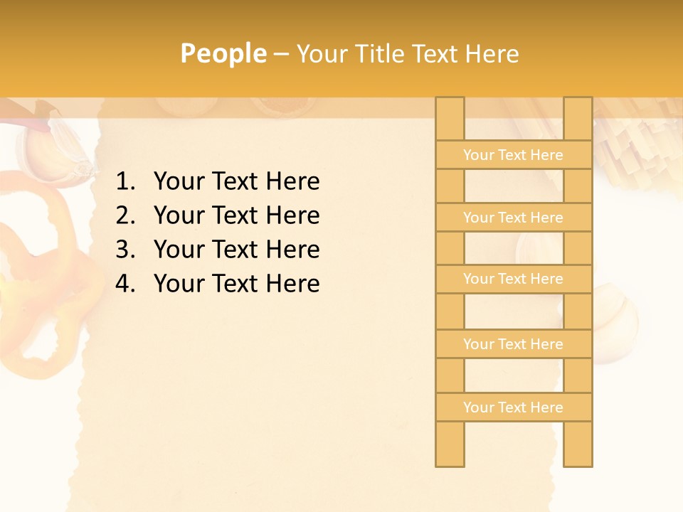 Tomato Yellow Ingredient PowerPoint Template