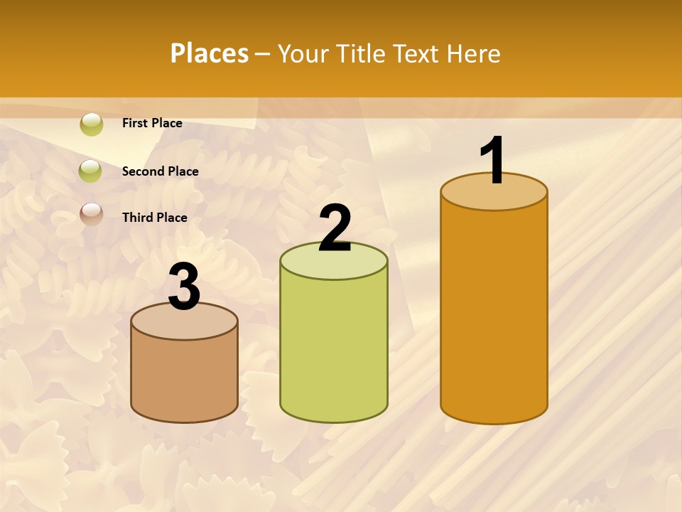 Raw Macaroni Background PowerPoint Template