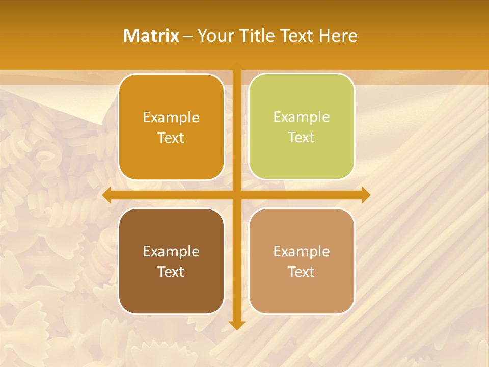 Raw Macaroni Background PowerPoint Template