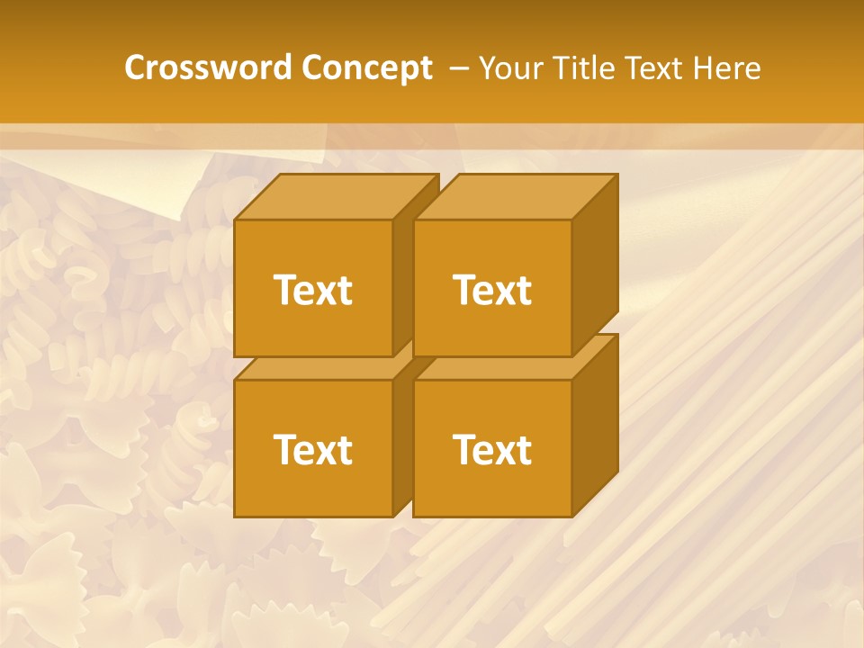 Raw Macaroni Background PowerPoint Template