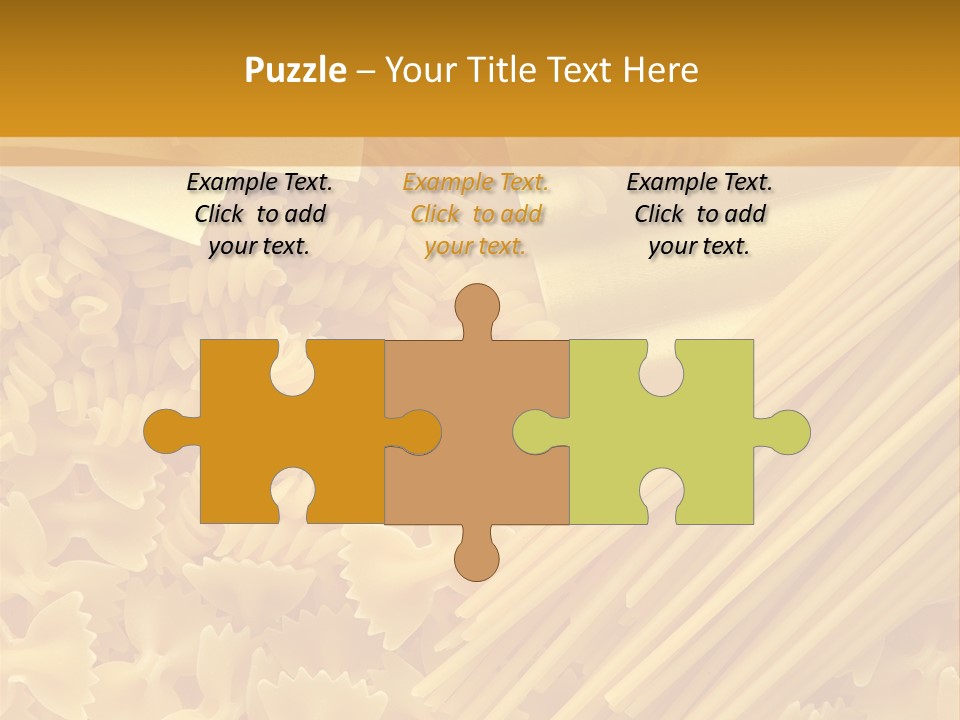 Raw Macaroni Background PowerPoint Template