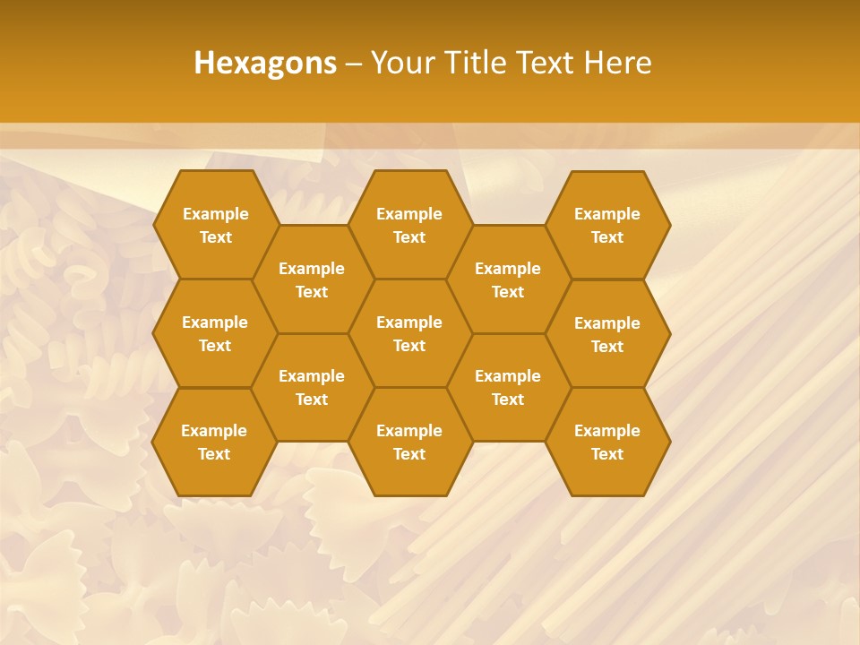 Raw Macaroni Background PowerPoint Template