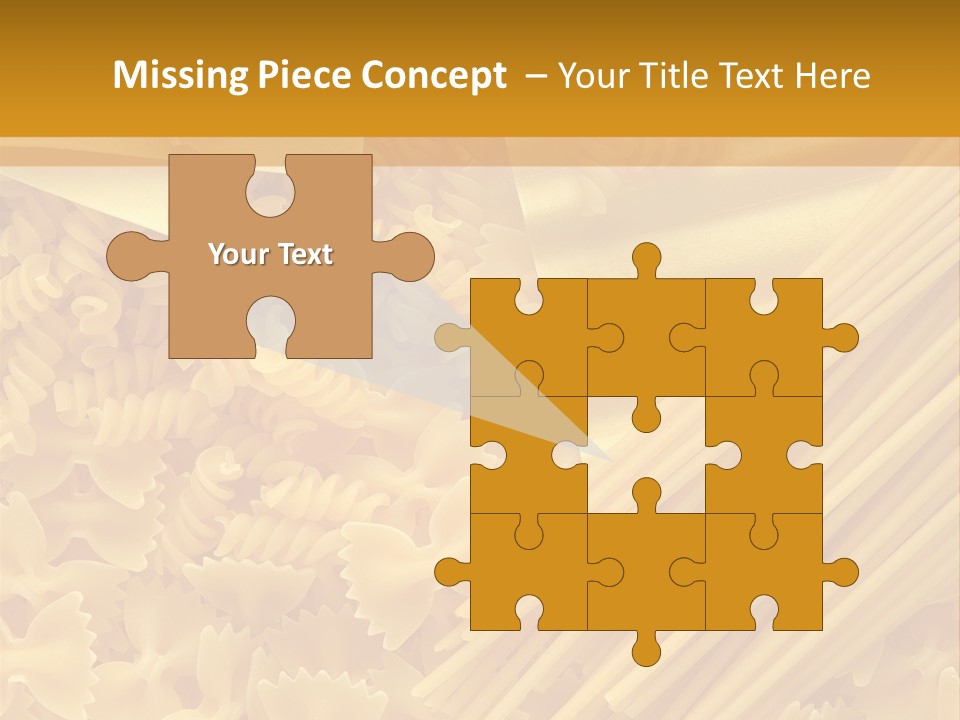 Raw Macaroni Background PowerPoint Template