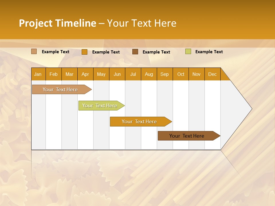 Raw Macaroni Background PowerPoint Template