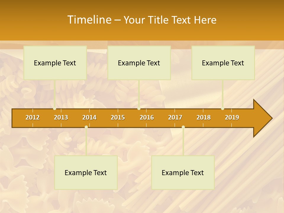 Raw Macaroni Background PowerPoint Template