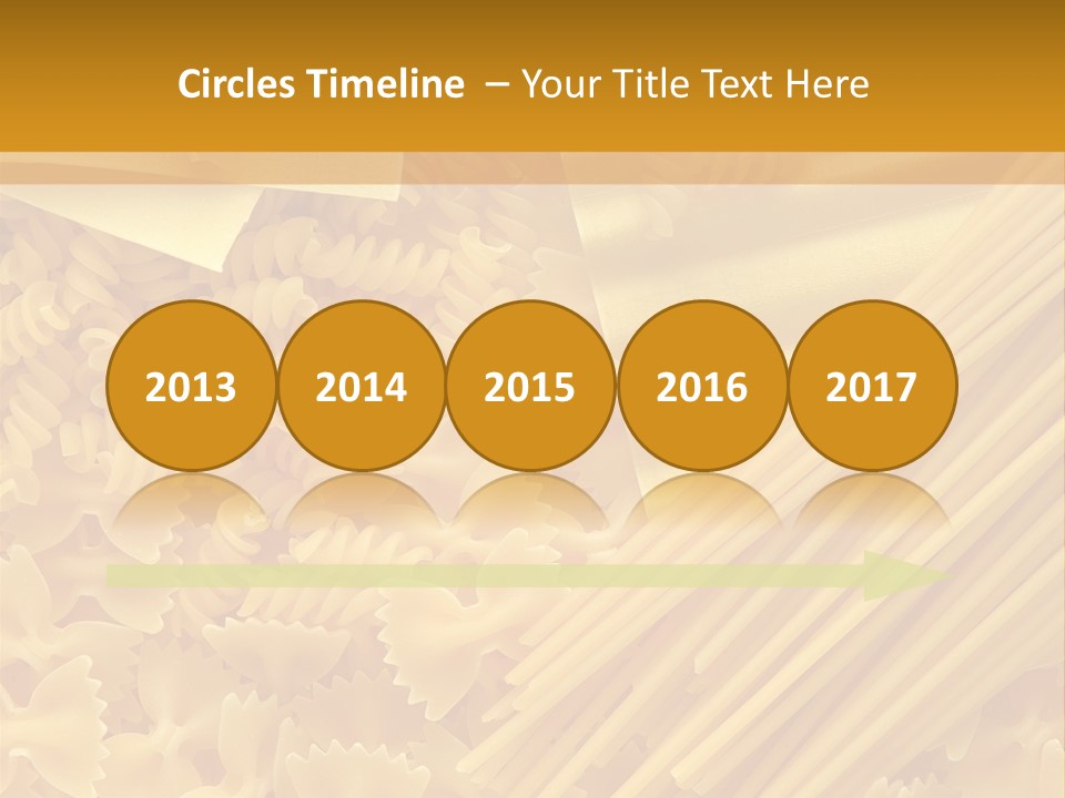 Raw Macaroni Background PowerPoint Template