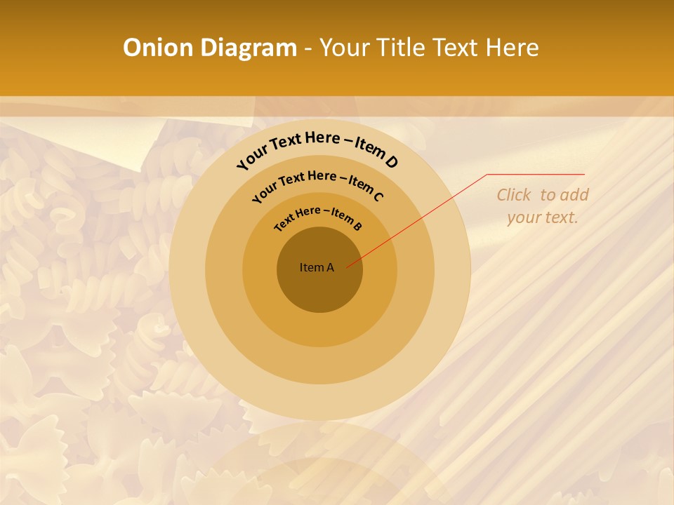 Raw Macaroni Background PowerPoint Template