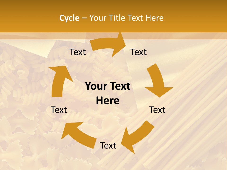 Raw Macaroni Background PowerPoint Template