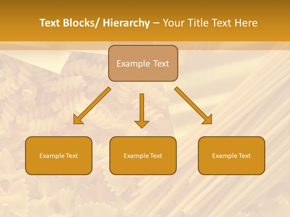 Raw Macaroni Background PowerPoint Template