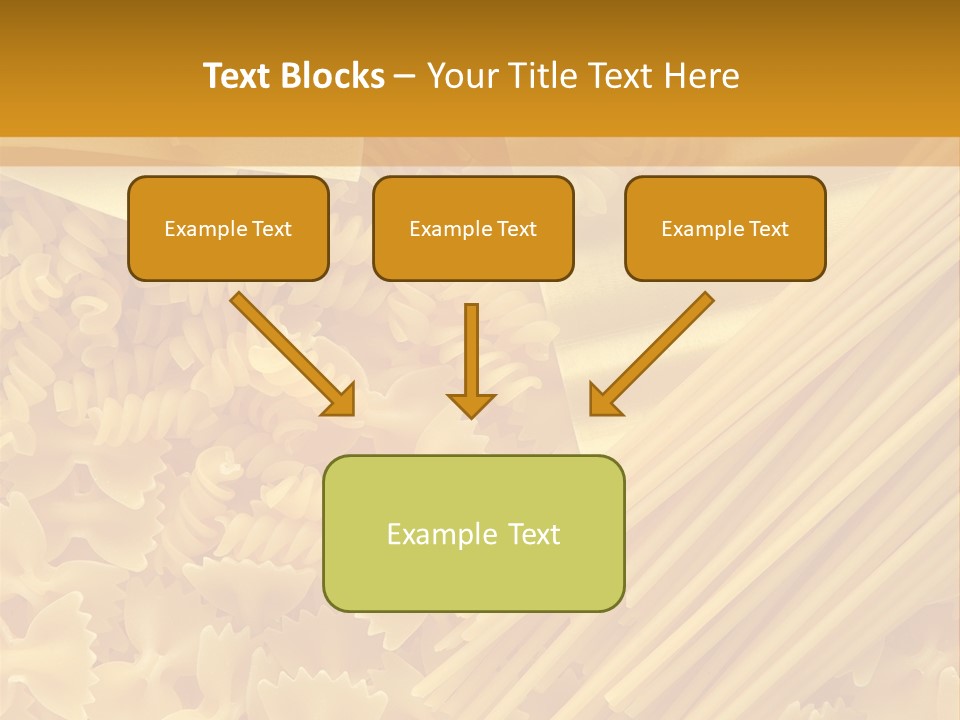 Raw Macaroni Background PowerPoint Template