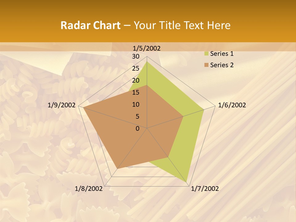 Raw Macaroni Background PowerPoint Template