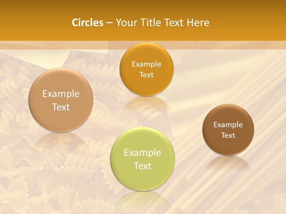 Raw Macaroni Background PowerPoint Template