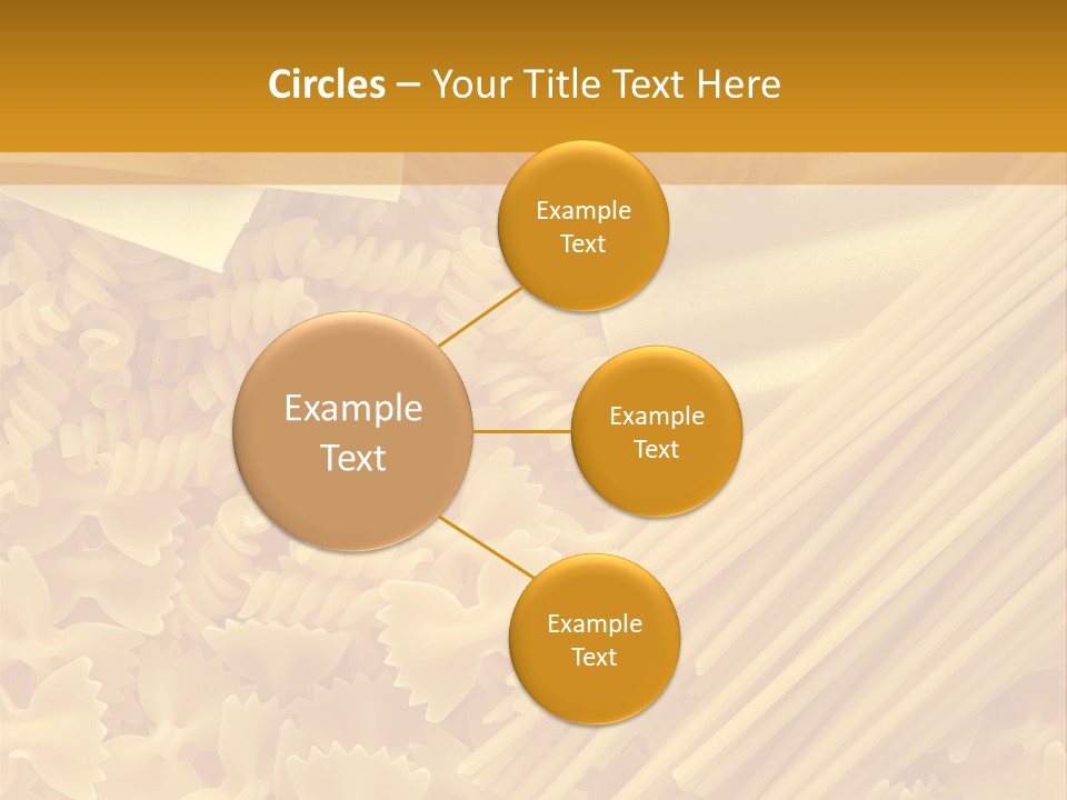 Raw Macaroni Background PowerPoint Template