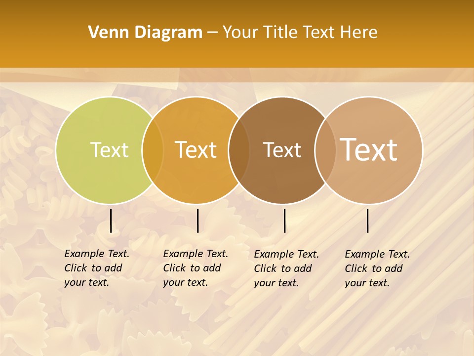 Raw Macaroni Background PowerPoint Template