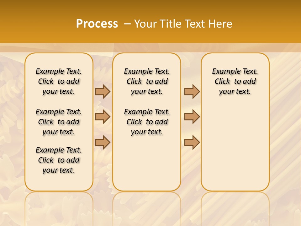 Raw Macaroni Background PowerPoint Template