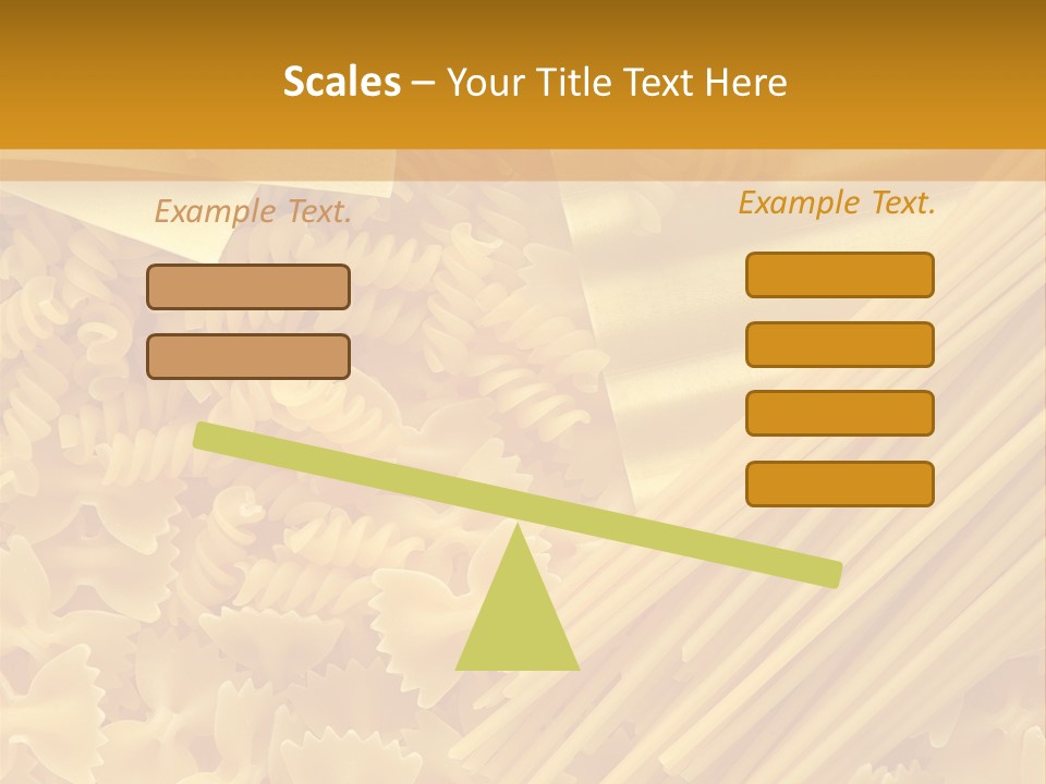 Raw Macaroni Background PowerPoint Template