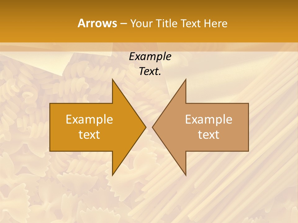 Raw Macaroni Background PowerPoint Template