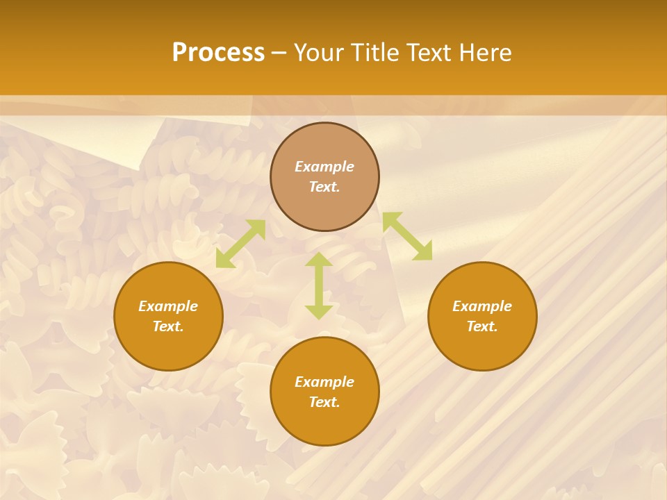 Raw Macaroni Background PowerPoint Template