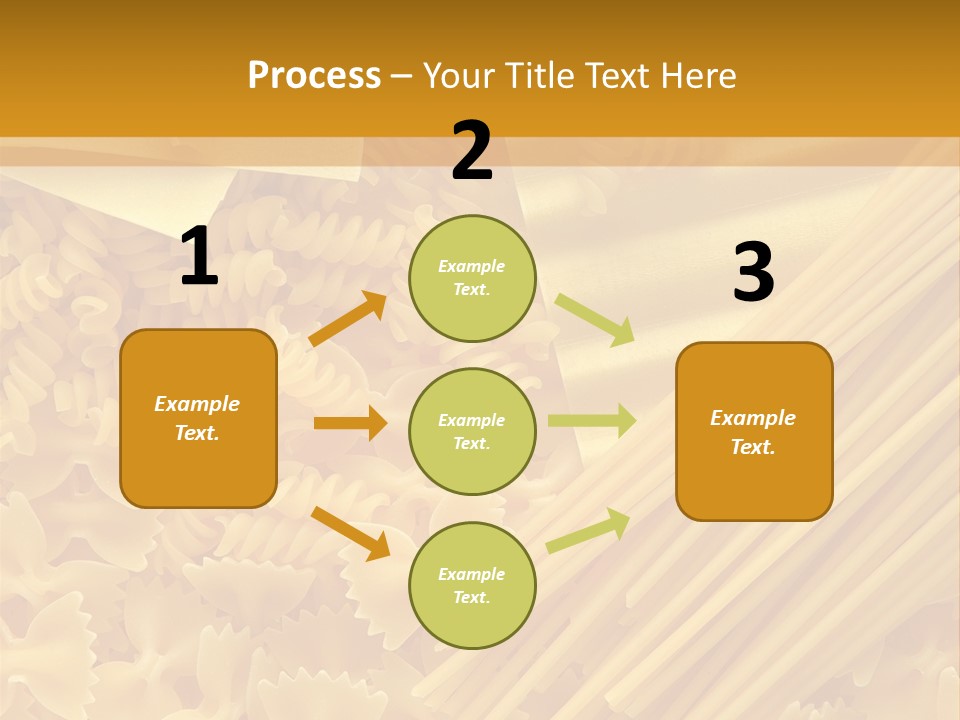 Raw Macaroni Background PowerPoint Template