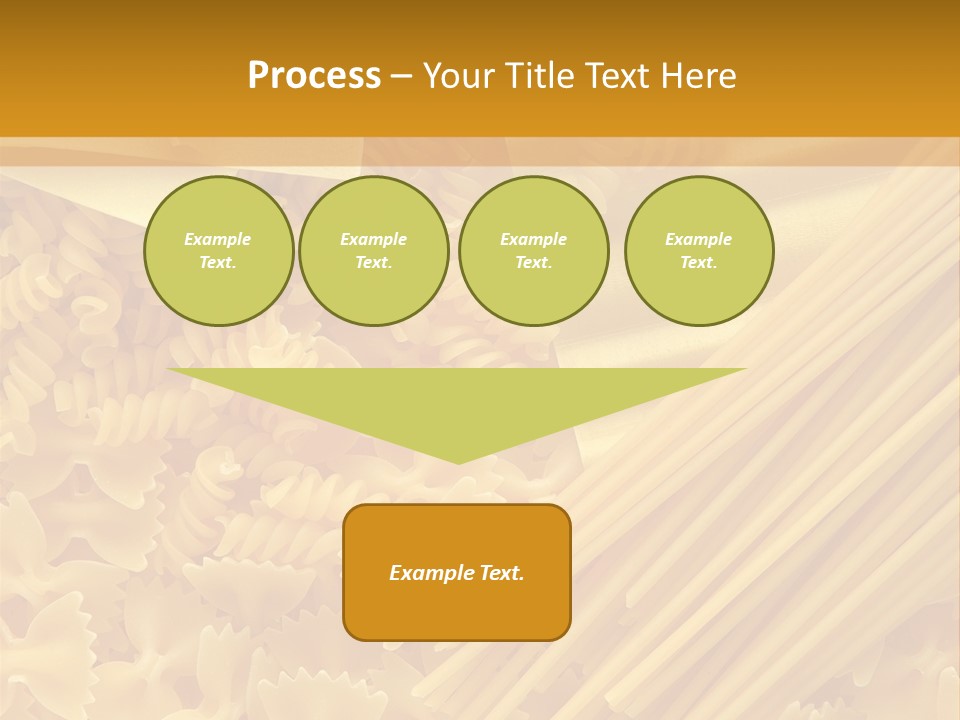 Raw Macaroni Background PowerPoint Template