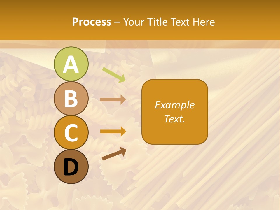 Raw Macaroni Background PowerPoint Template