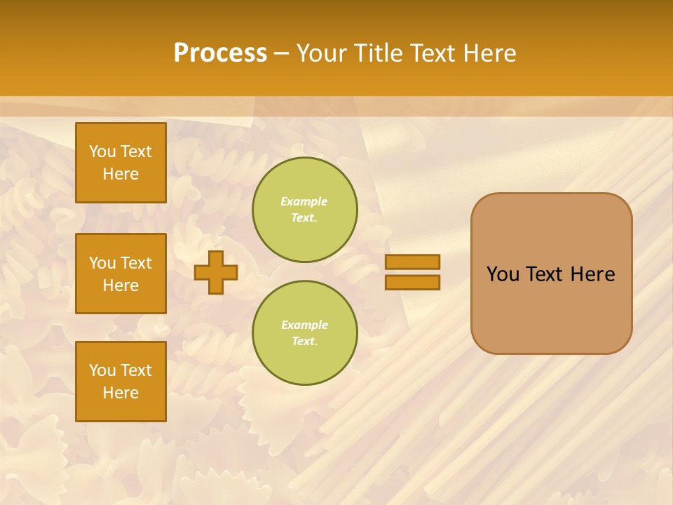 Raw Macaroni Background PowerPoint Template