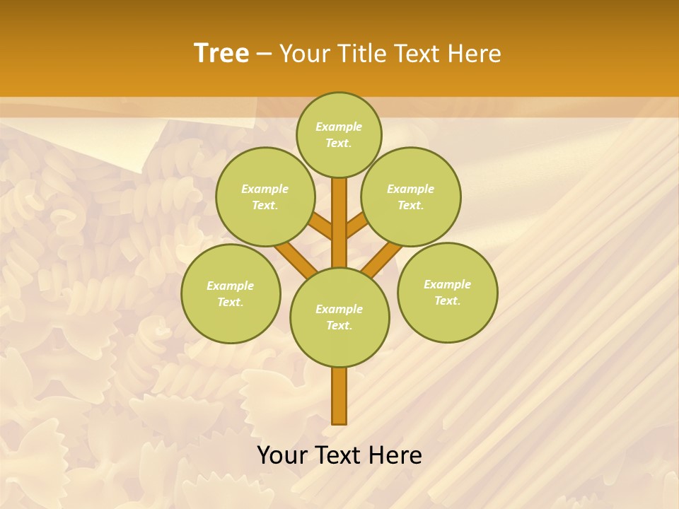 Raw Macaroni Background PowerPoint Template