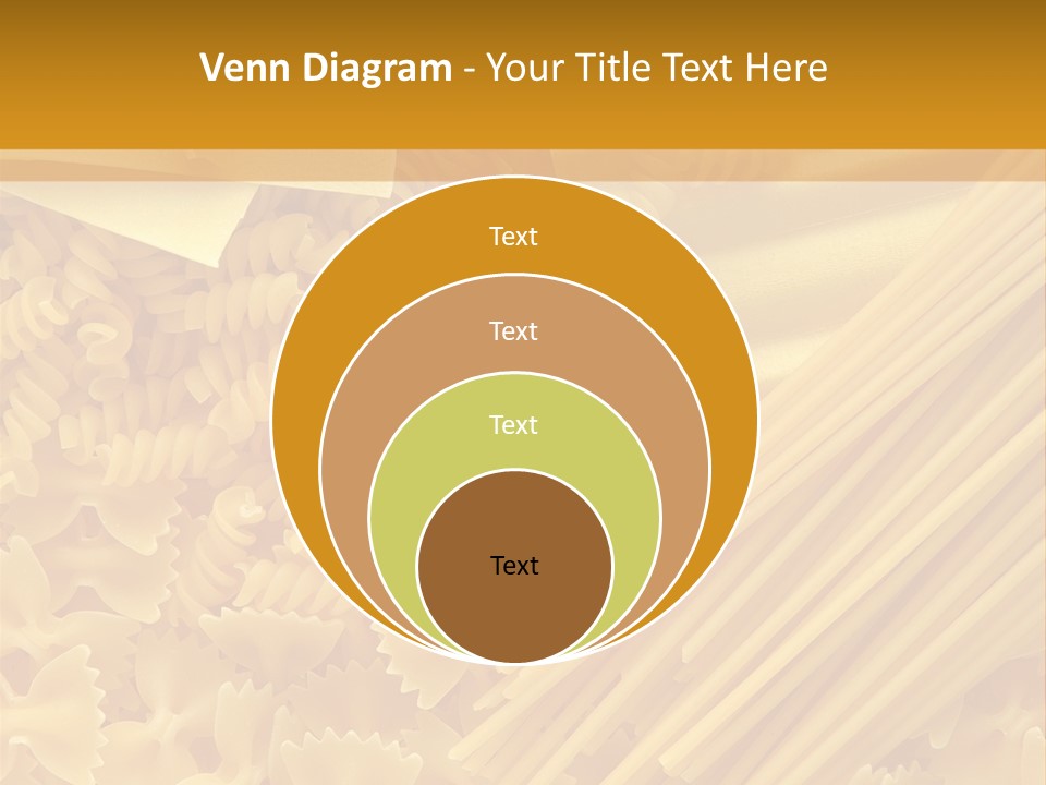 Raw Macaroni Background PowerPoint Template