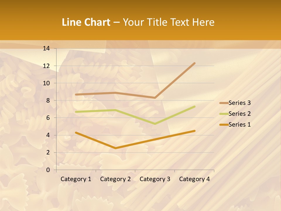 Raw Macaroni Background PowerPoint Template