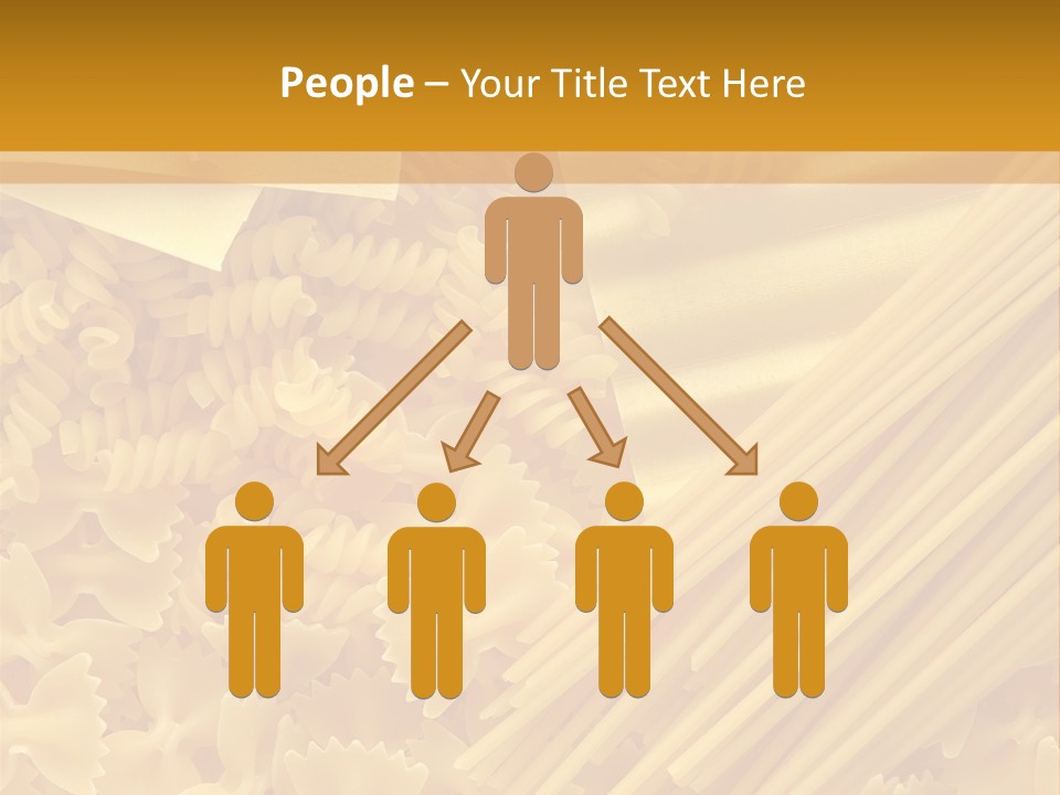 Raw Macaroni Background PowerPoint Template