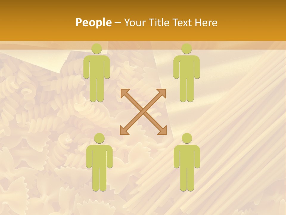 Raw Macaroni Background PowerPoint Template