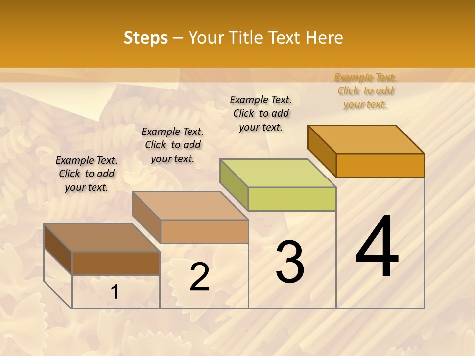 Raw Macaroni Background PowerPoint Template