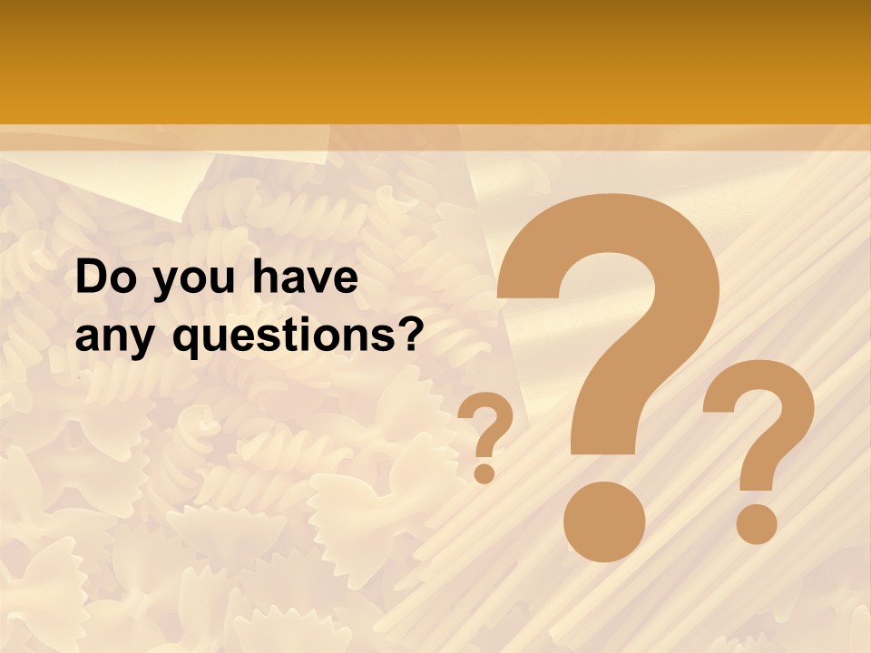 Raw Macaroni Background PowerPoint Template