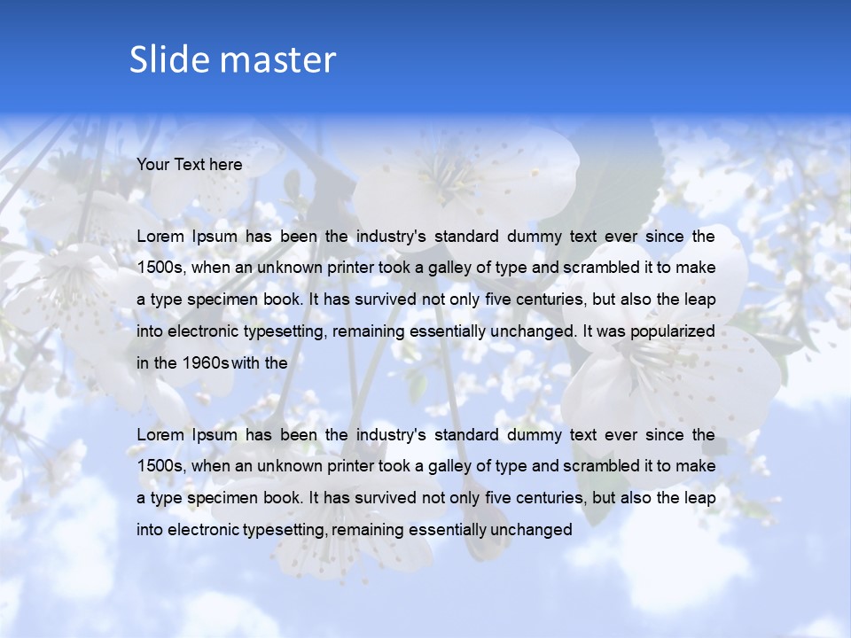 Clouds Shine Way PowerPoint Template