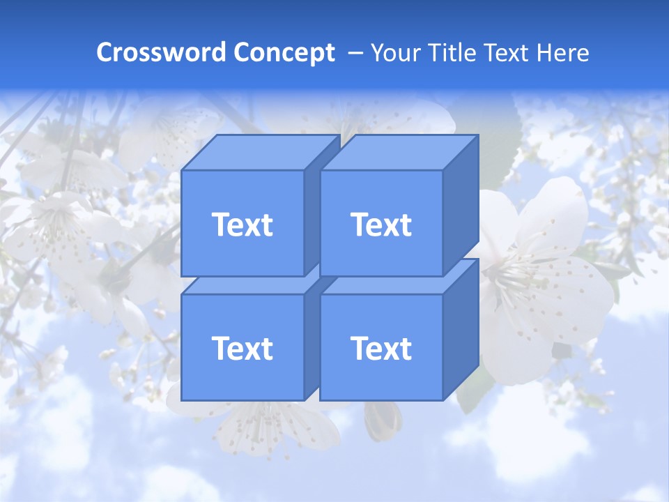 Clouds Shine Way PowerPoint Template