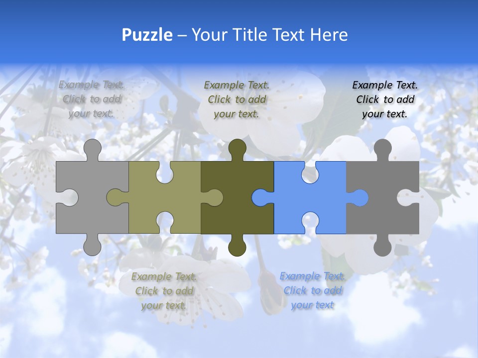 Clouds Shine Way PowerPoint Template