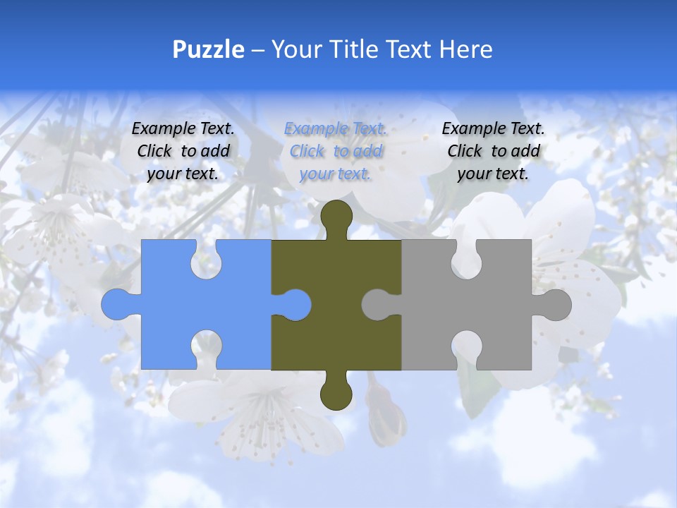 Clouds Shine Way PowerPoint Template