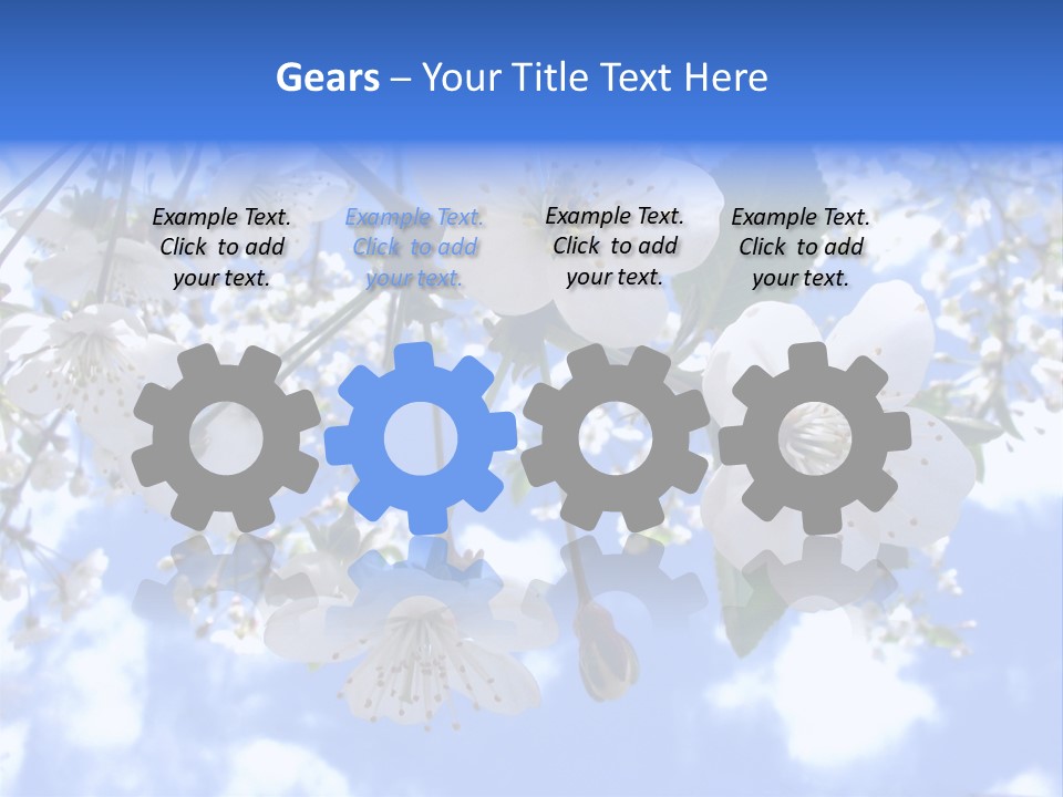 Clouds Shine Way PowerPoint Template