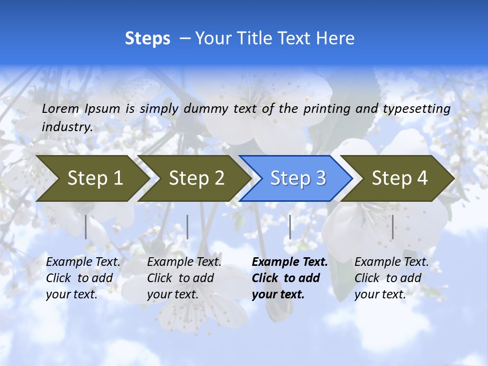 Clouds Shine Way PowerPoint Template