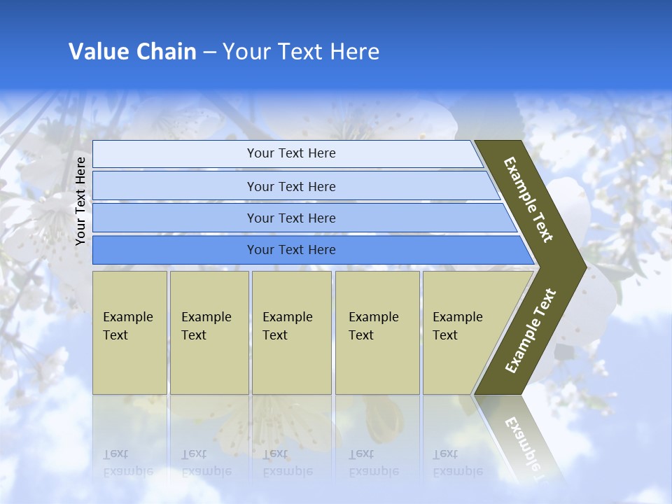 Clouds Shine Way PowerPoint Template