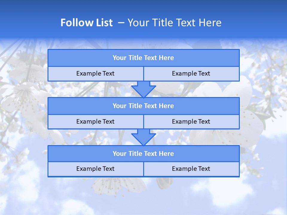 Clouds Shine Way PowerPoint Template