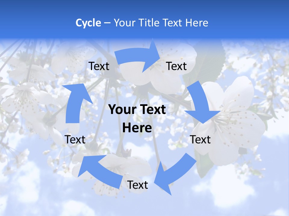 Clouds Shine Way PowerPoint Template