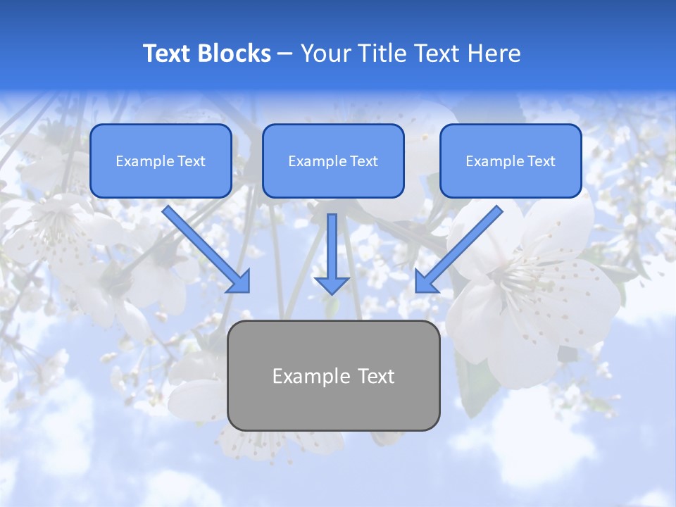 Clouds Shine Way PowerPoint Template